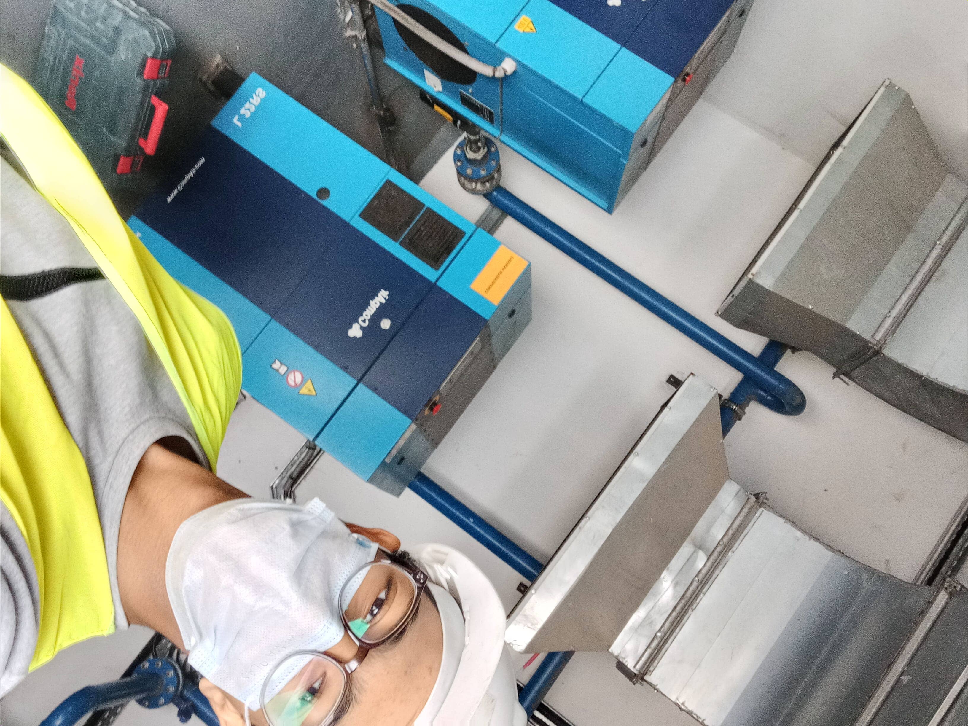 in der Luftkompressor Kammer